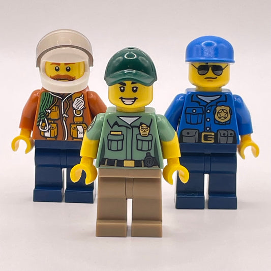 LEGO Police, City, Minifigures, Set of 3