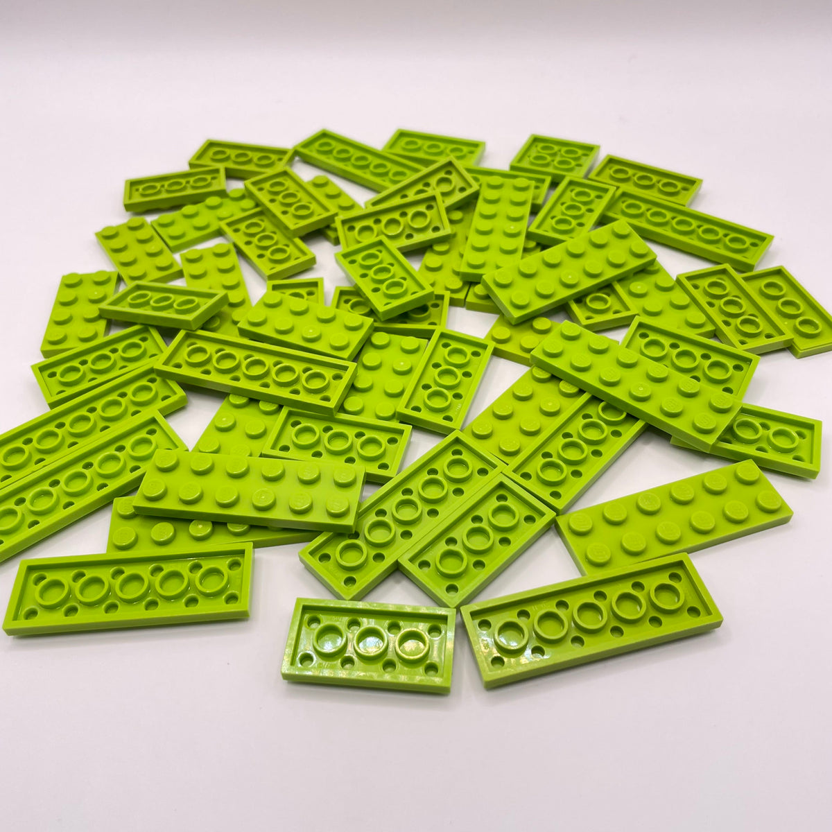LEGO Lime, Plates, 2x Wide Approx. 70g