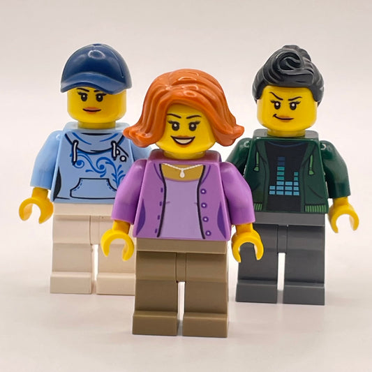 LEGO Ladies, City, Minifigures, Set of 3