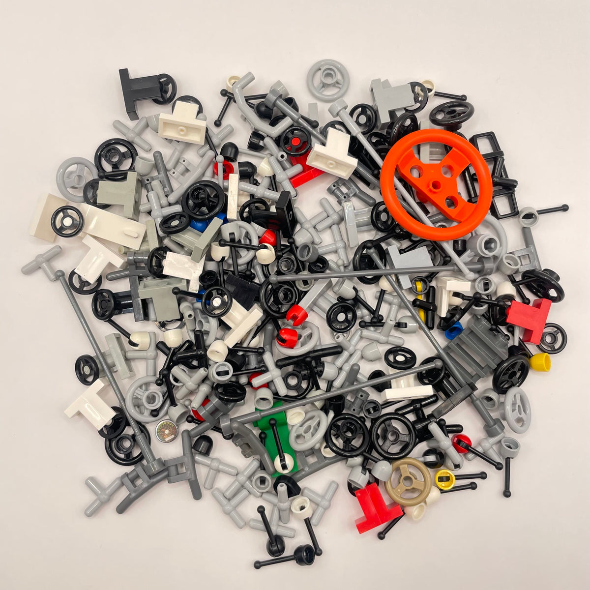 LEGO Small Vehicle Pieces, Mixed Colours, Approx. 60g
