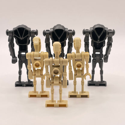 LEGO Star Wars 3 x Super Battle Droids, 3 x Battle Droids, Minifigure