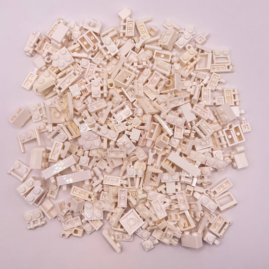LEGO White, Flexible Connections SNOT,  Approx. 140g