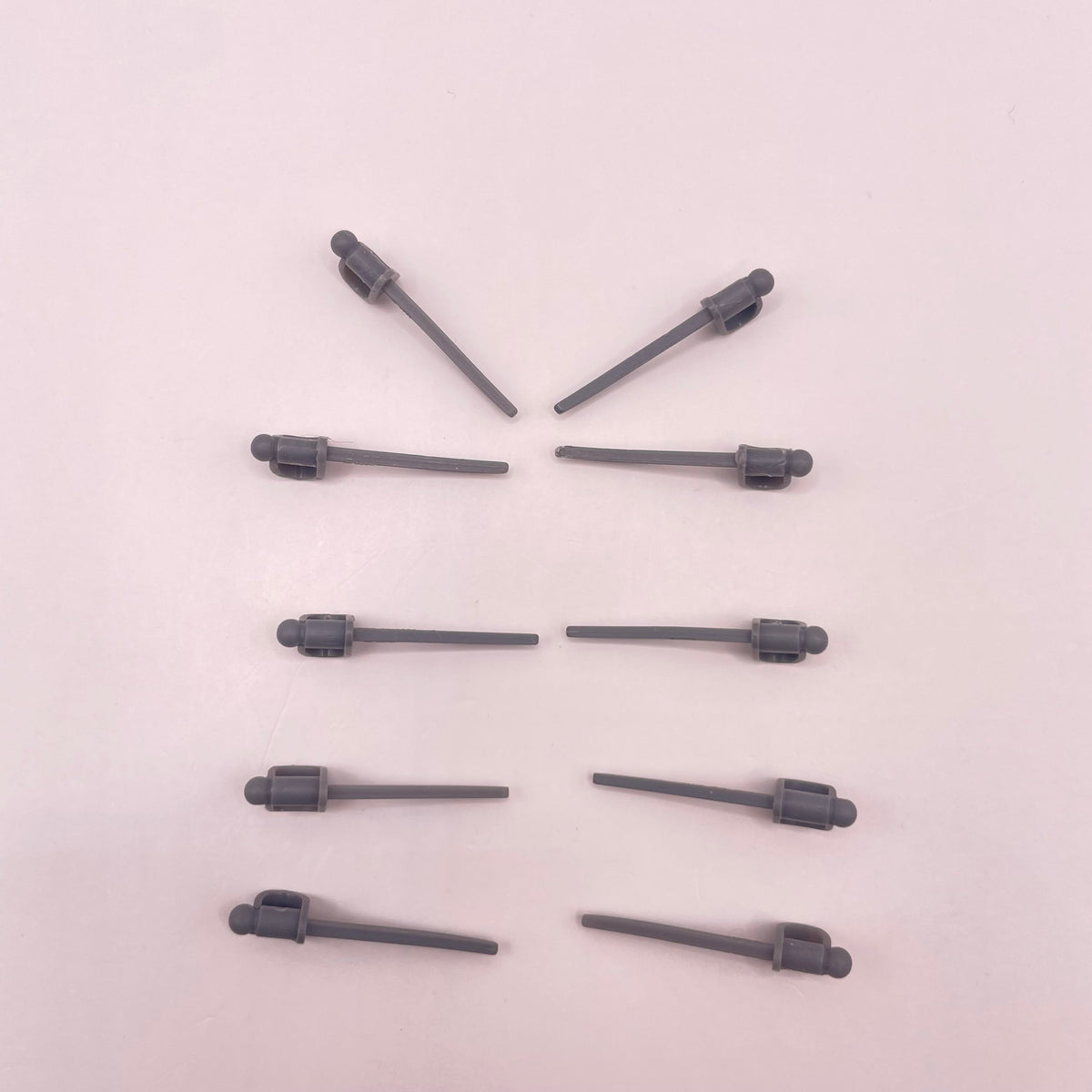 LEGO Cutlass, Dark Bluish Grey, Pirate, Minifigure Accessories, 10 Pieces