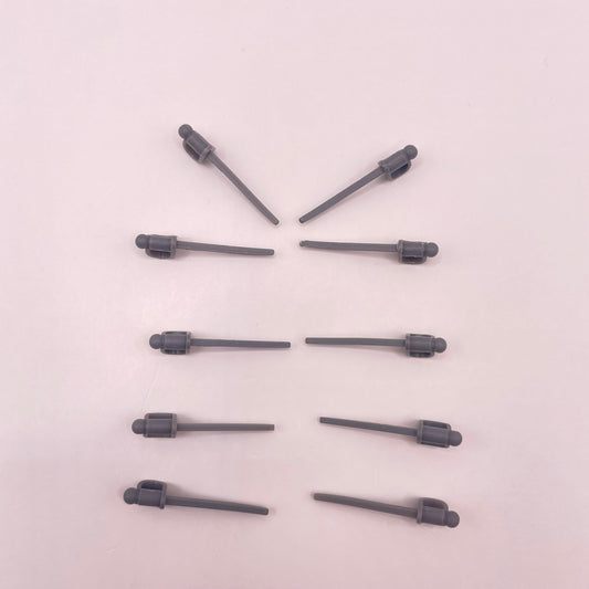 LEGO Cutlass, Dark Bluish Grey, Pirate, Minifigure Accessories, 10 Pieces