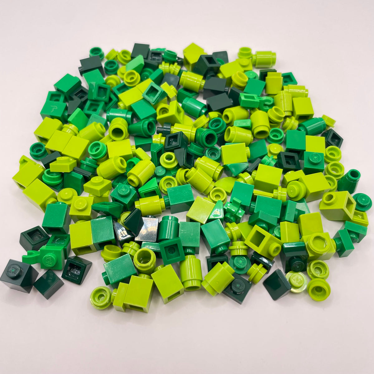 LEGO Mixed Green, Greebling, 250 Pieces