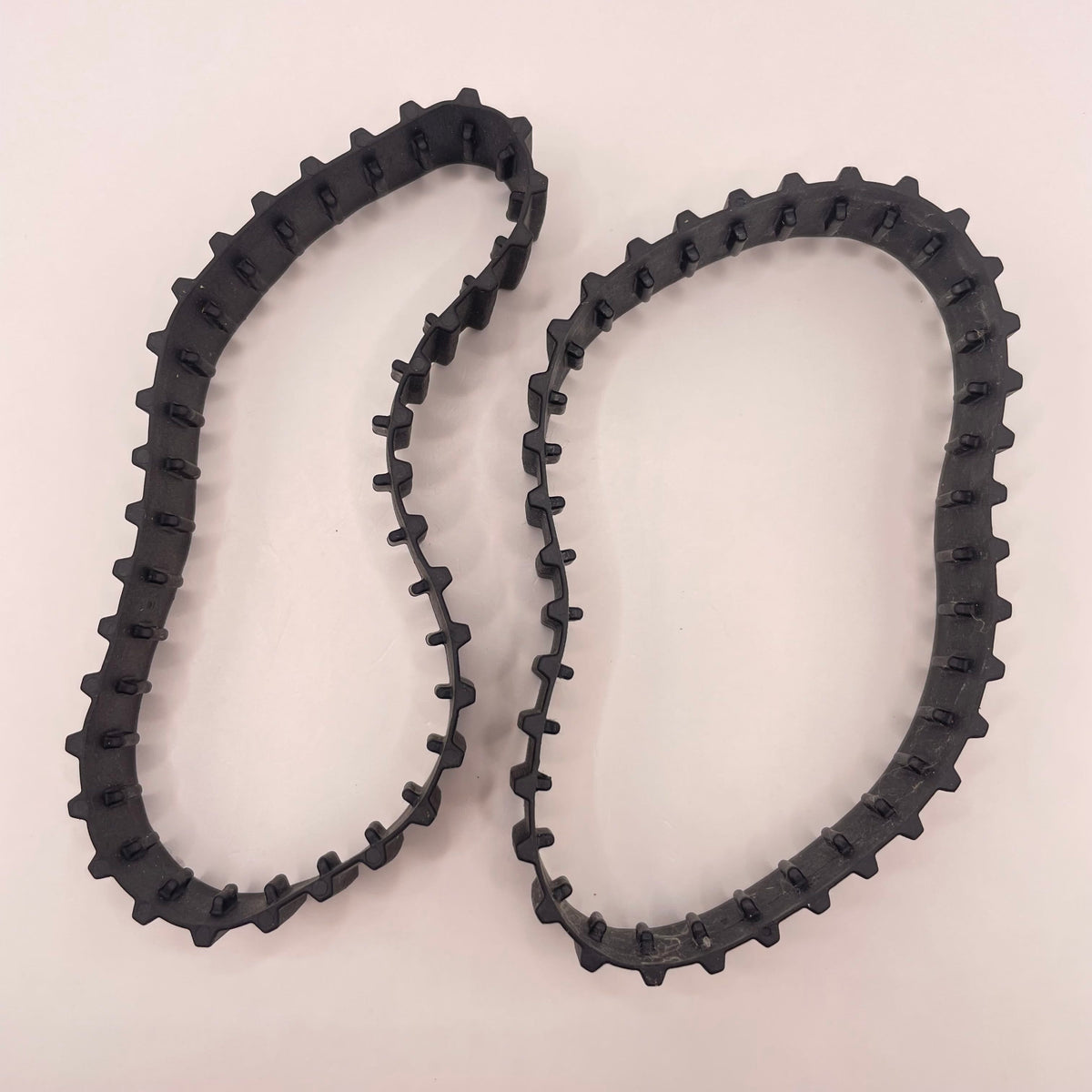 LEGO Rubber Tread, 36 Links, Black, Vehicle Pieces, 2 Pieces