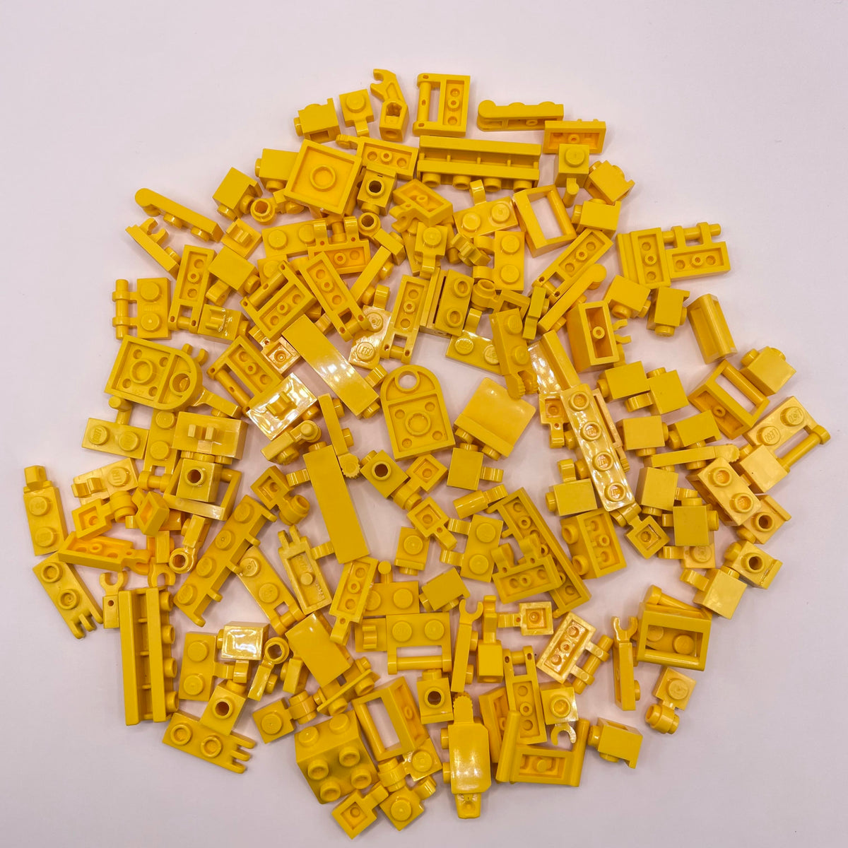 LEGO  Flexible Connections, SNOT, Yellow, Approx. 80g
