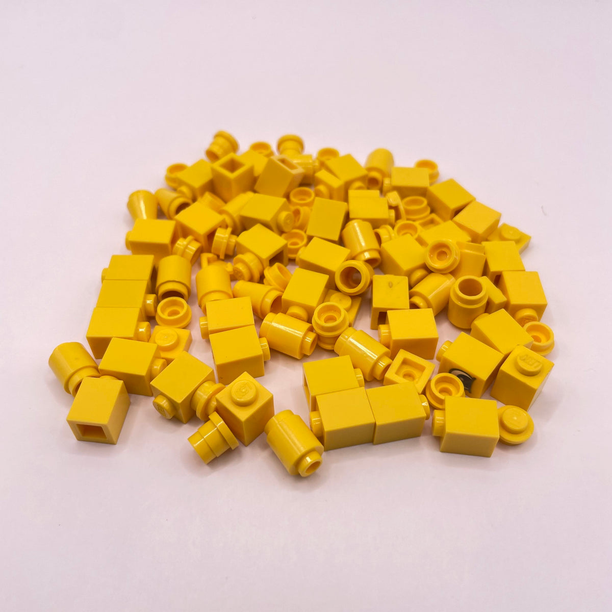 LEGO Greebling, Yellow, 100 Pieces