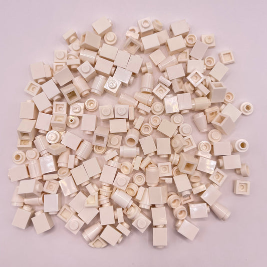 LEGO Greebling, White, Approx. 50g