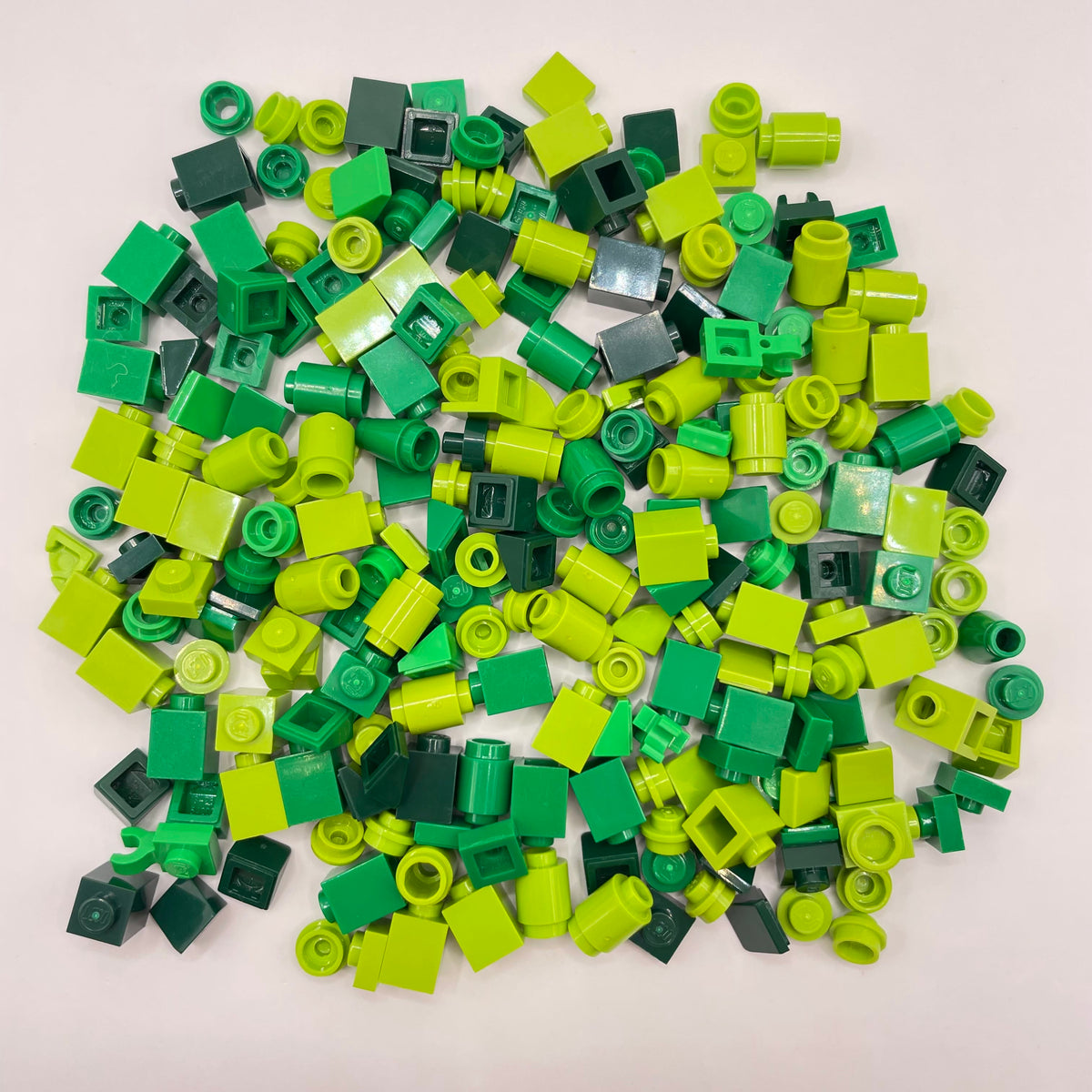 LEGO Mixed Green, Greebling, 250 Pieces