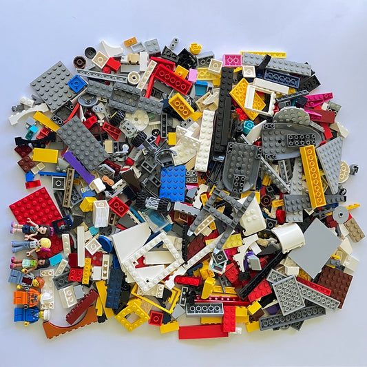 LEGO Fun Pack, Mixed Bag, Approx. 750g includes 6 Minifigures/Minidolls