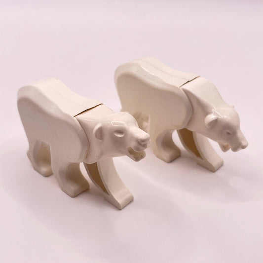 LEGO White Polar Bear, 2 Pieces Snow, Ice, Playwear