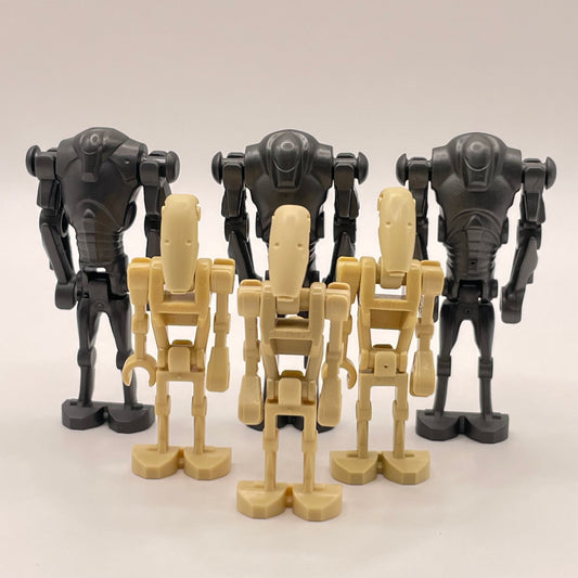 LEGO Star Wars 3 x Super Battle Droids, 3 x Battle Droids, Minifigure