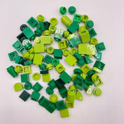 LEGO Mixed Green, Greebling, 100 Pieces