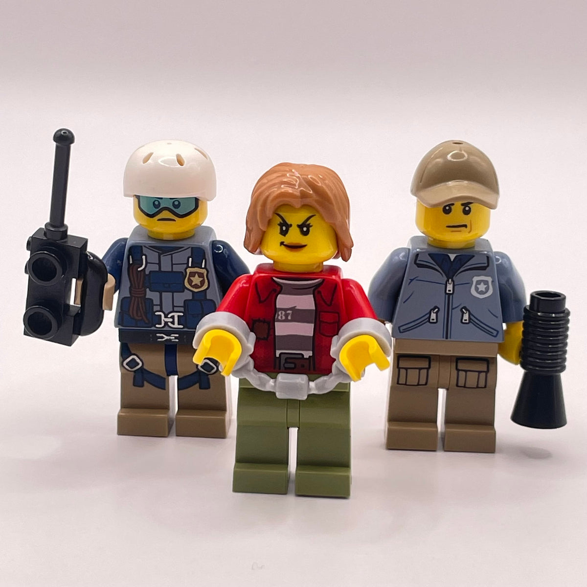LEGO Police and Robber, City, Minifigures, Set of 3