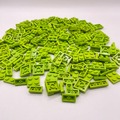 LEGO Lime, Plates, Small, Approx. 100g
