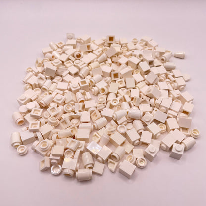 LEGO Greebling, White, Approx. 80g
