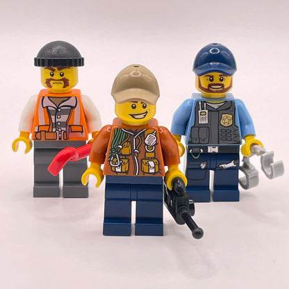 LEGO Police and Robber, City, Minifigures, Set of 3