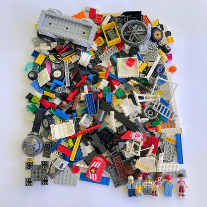 LEGO Fun Pack, Mixed Bag, Approx. 750g includes 6 Minifigures/Minidolls