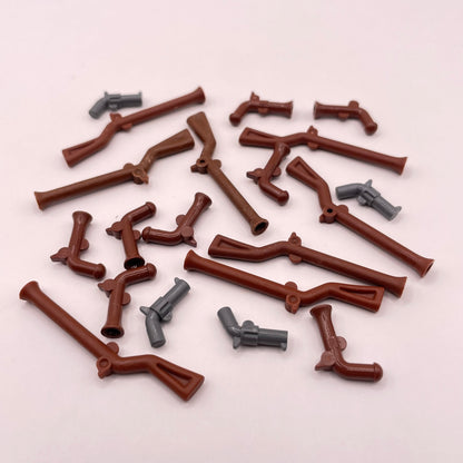 LEGO Guns and Muskets, Pirates, Minifigure, 20 Pieces