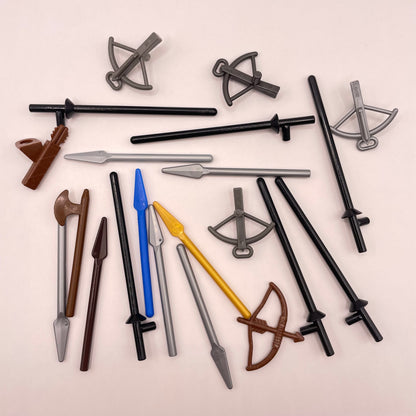 LEGO Medieval Weapons, Castle, Minifigure, 20 Pieces