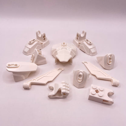 LEGO Bionicle, Armor, White, 11 Pieces