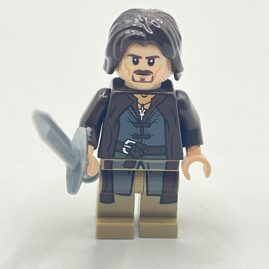 LEGO Aragorn, with sword, Lord of the Rings, Minifigures (lor017)