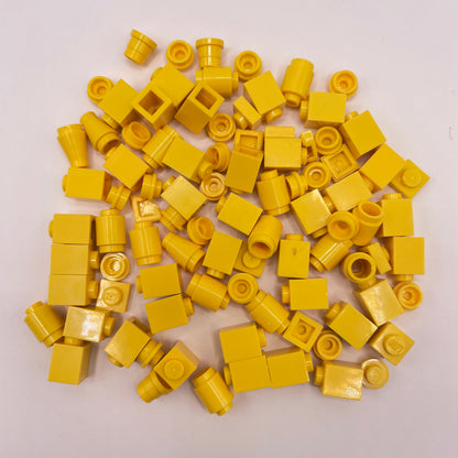 LEGO Greebling, Yellow, 100 Pieces