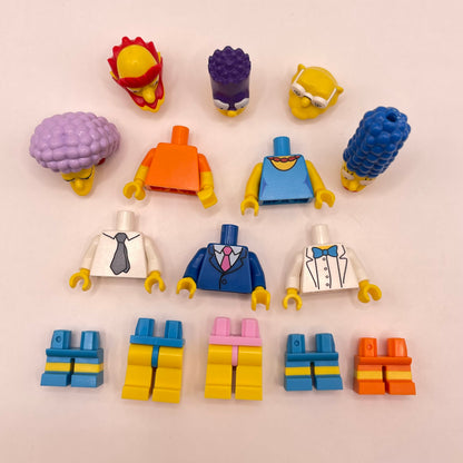 LEGO Build a Simpson Bundle, Mix and Match, Minifigure (15 Pieces) marked