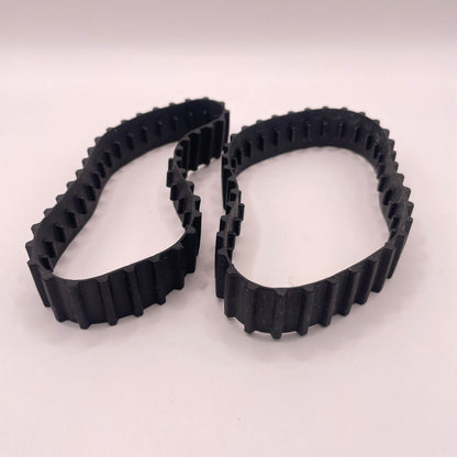 LEGO Rubber Tread, 36 Links, Black, Vehicle Pieces, 2 Pieces
