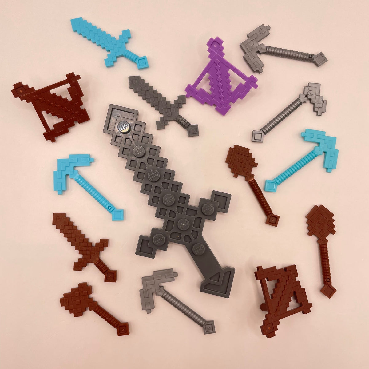 LEGO Weapons, Minecraft, Minifigure, 15 Pieces
