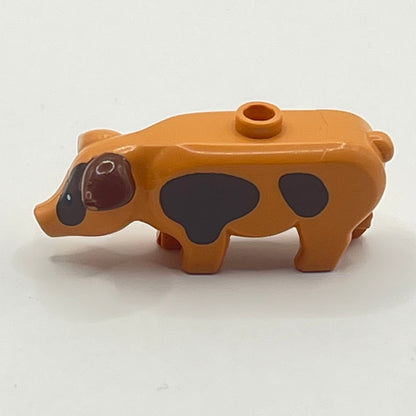 LEGO Pig, Dark Brown Spots, 1 Piece