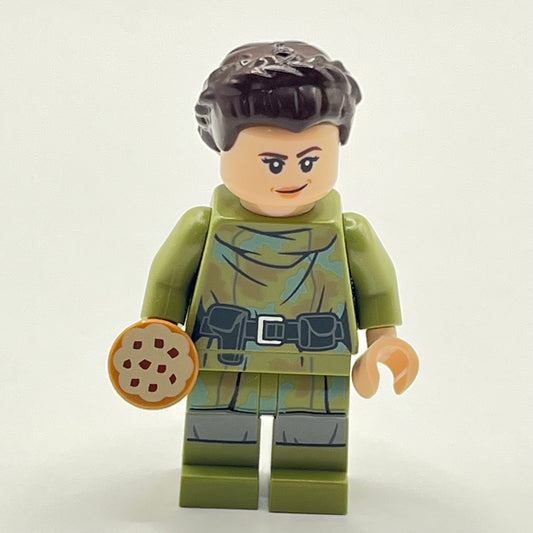 LEGO Princess Leia - Olive Green Endor Outfit, Star Wars, Minifigure (sw1296)