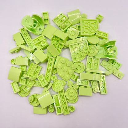 LEGO Yellowish Green, Mixed Bricks, Approx. 40g