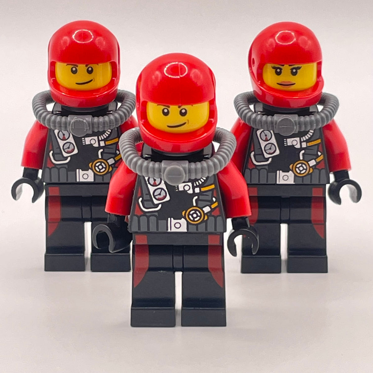 LEGO Scuba Divers, City, Minifigures, Set of 3