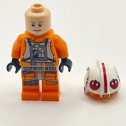 LEGO Luke Skywalker Pilot, Dual Molded Helmet, Star Wars, Minifigure (sw0952)