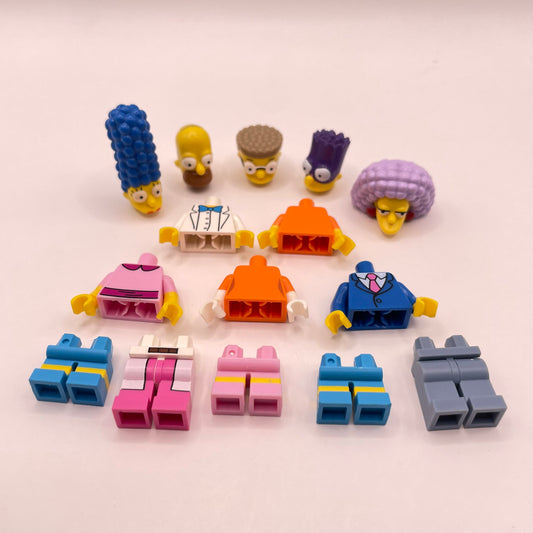 LEGO Build a Simpson Bundle, Mix and Match, Minifigure (15 Pieces)