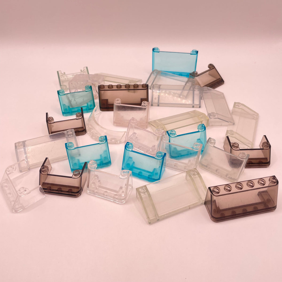 LEGO Mixed Windscreens, Mixed Colours,  Vehicles, 29 Pieces