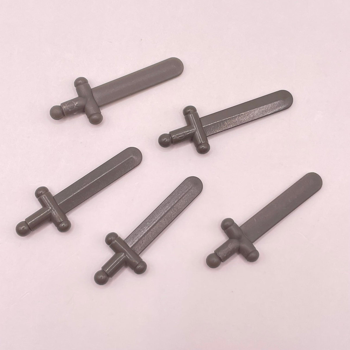 LEGO Old Grey, Sword, Castle, Minifigure, 5 Pieces