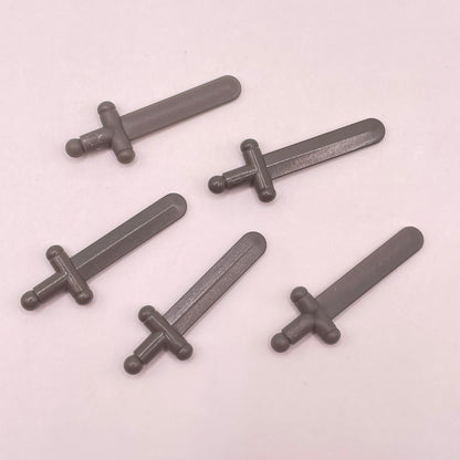 LEGO Old Grey, Sword, Castle, Minifigure, 5 Pieces