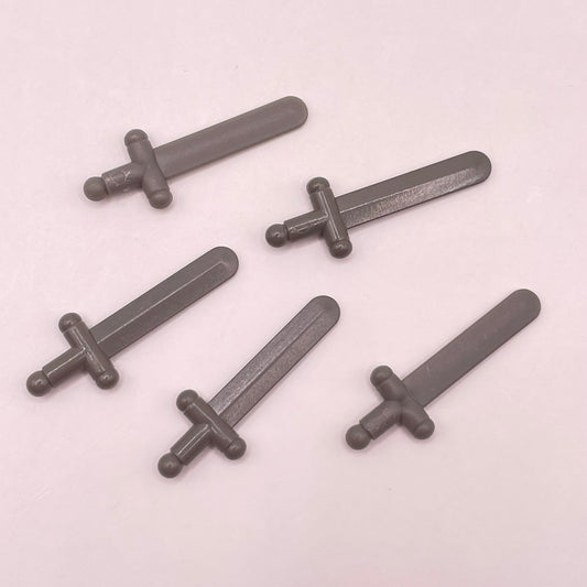 LEGO Old Grey, Sword, Castle, Minifigure, 5 Pieces