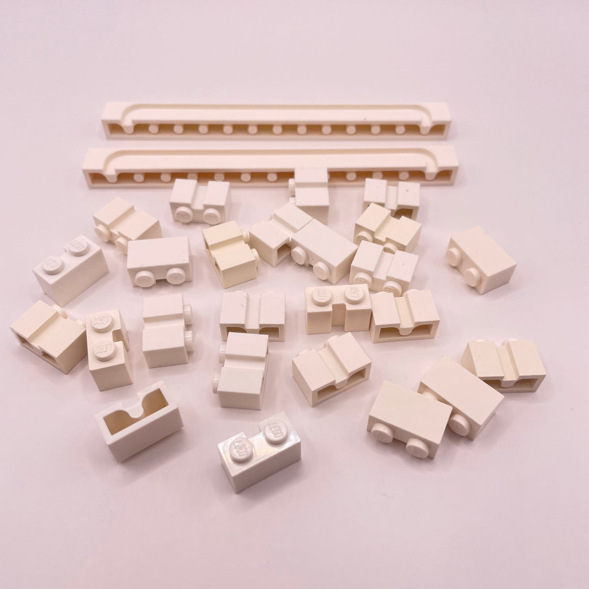 LEGO Roller Door Bricks, White, Building, Approx. 30g