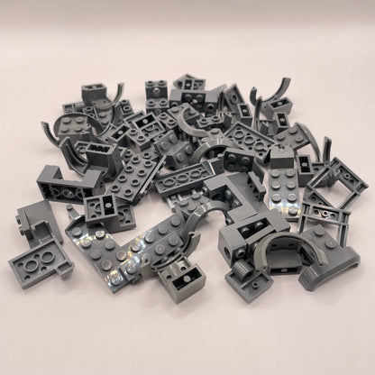 LEGO Vehicle Connections, Dark Bluish Grey, Approx. 80g