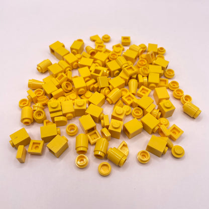 LEGO Greebling, Yellow, 125 Pieces