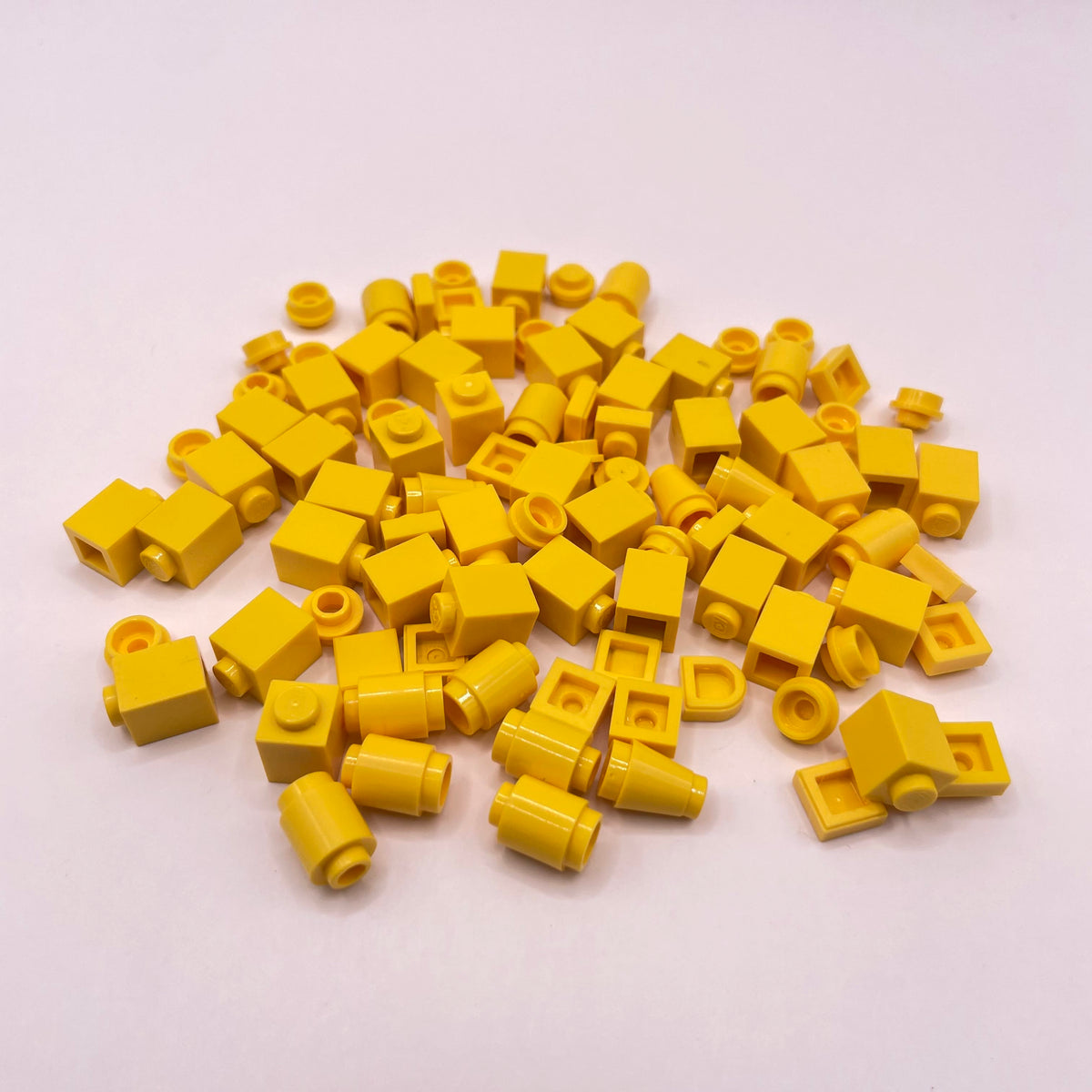LEGO Greebling, Yellow, 100 Pieces