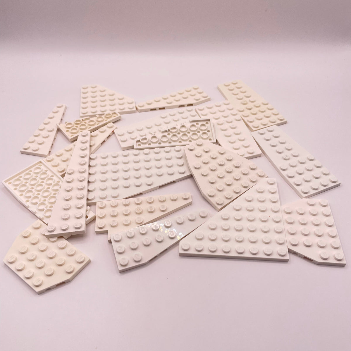 LEGO Wings Plates, White, Approx. 70g
