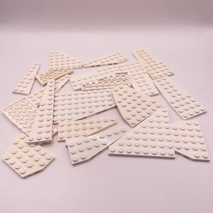 LEGO Wings Plates, White, Approx. 70g
