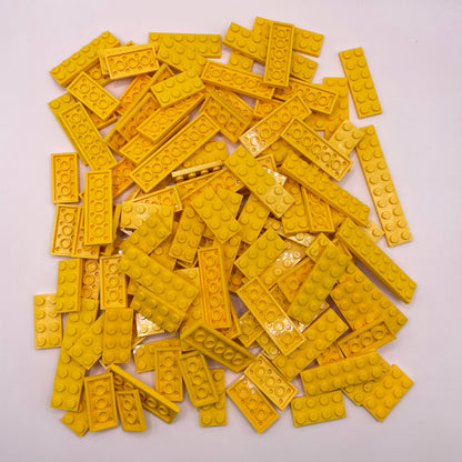 LEGO Yellow, Plates, 2x, Approx. 180g