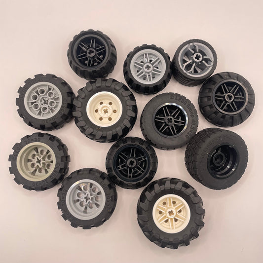 LEGO Medium Wheels, Approx. 190g