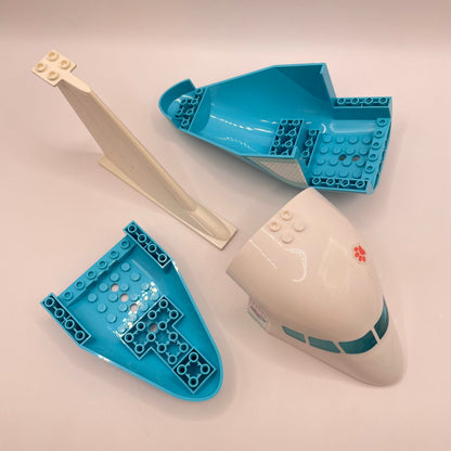 LEGO Blue and White Plane, Approx. 90g